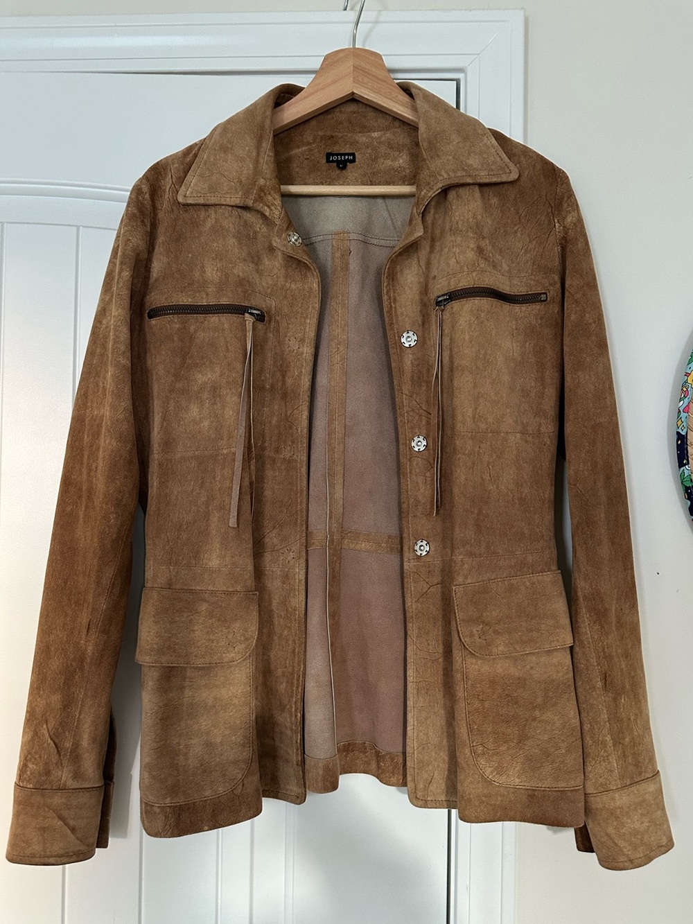 Vintage Joesph brown suede jacket
